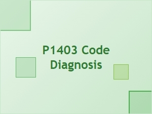 Fixing P1403 Trouble Code Causes and Solutions